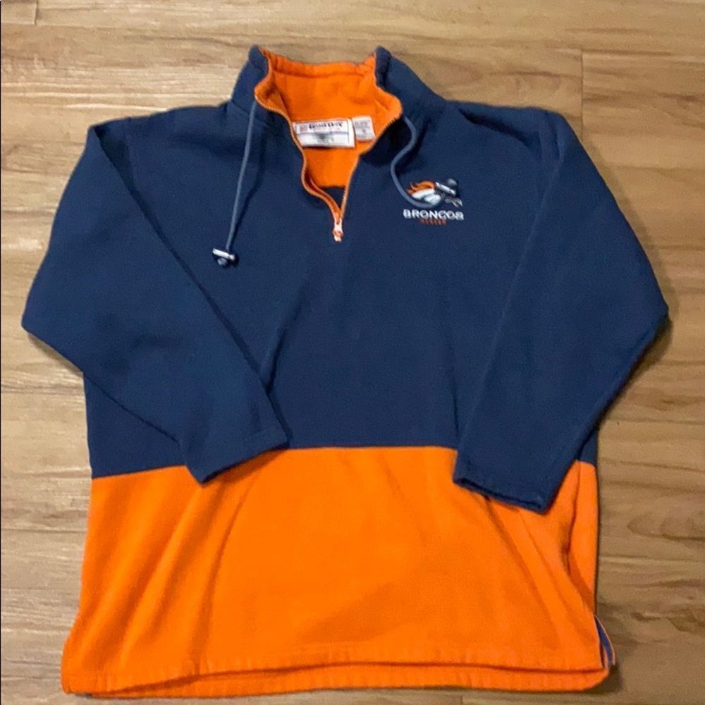 Denver Broncos Game Day 1/4 zip Hoodie
